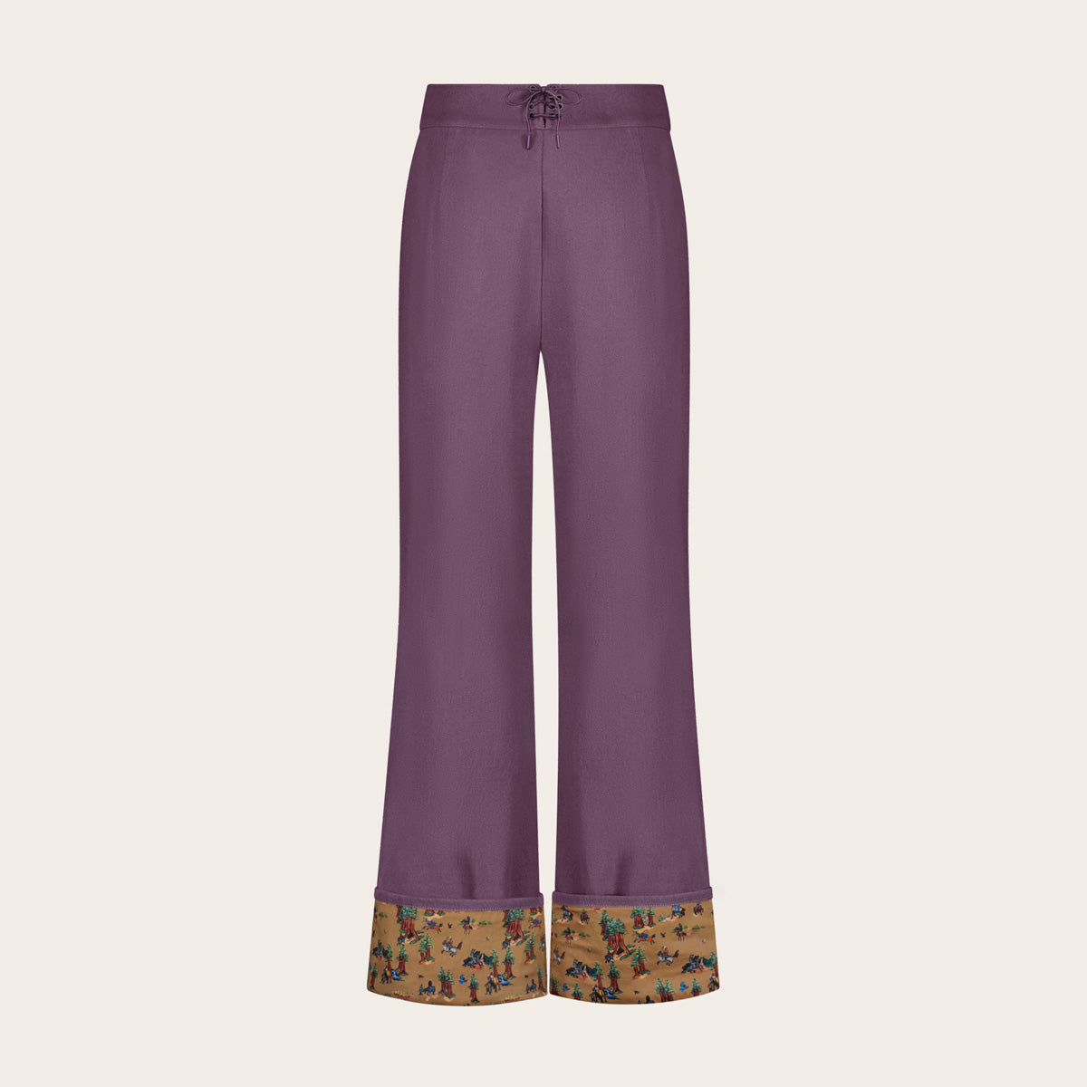 Good Alma Aubergine Twill Pant