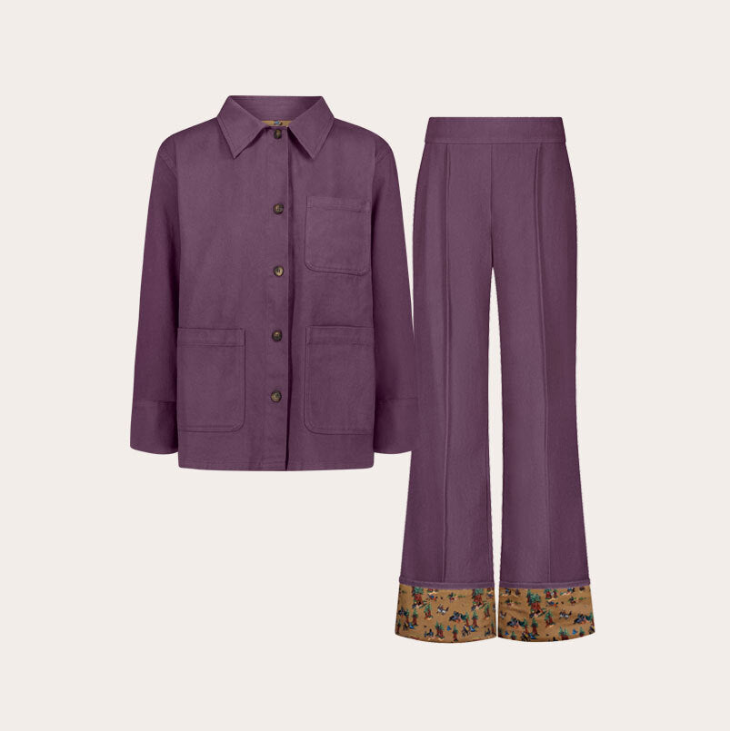 Good Alma Aubergine Chore Coat