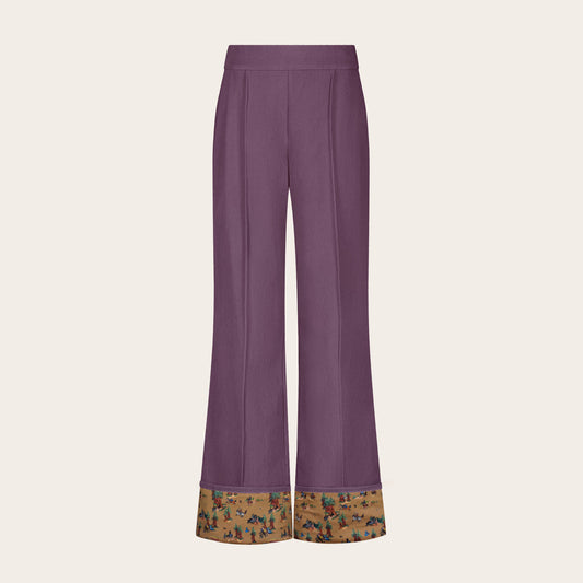 Good Alma Aubergine Twill Pant