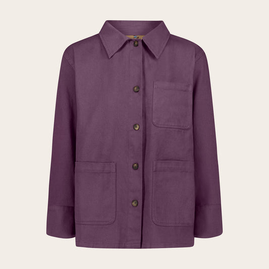 Good Alma Aubergine Chore Coat