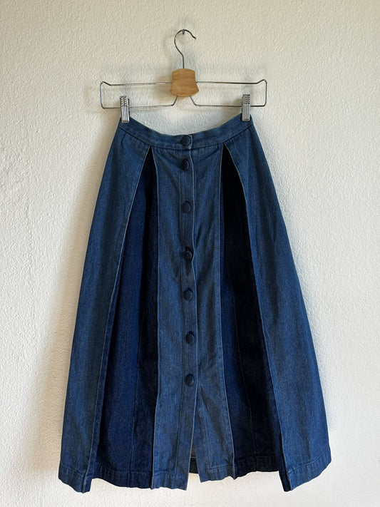 Denim Maxi Skirt