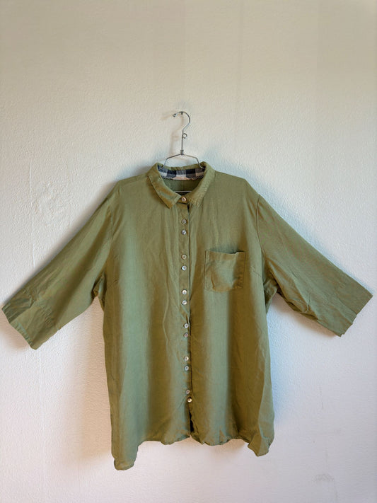 Green Button Down Shirt