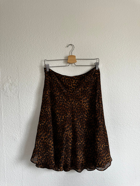 Leopard Print Skirt