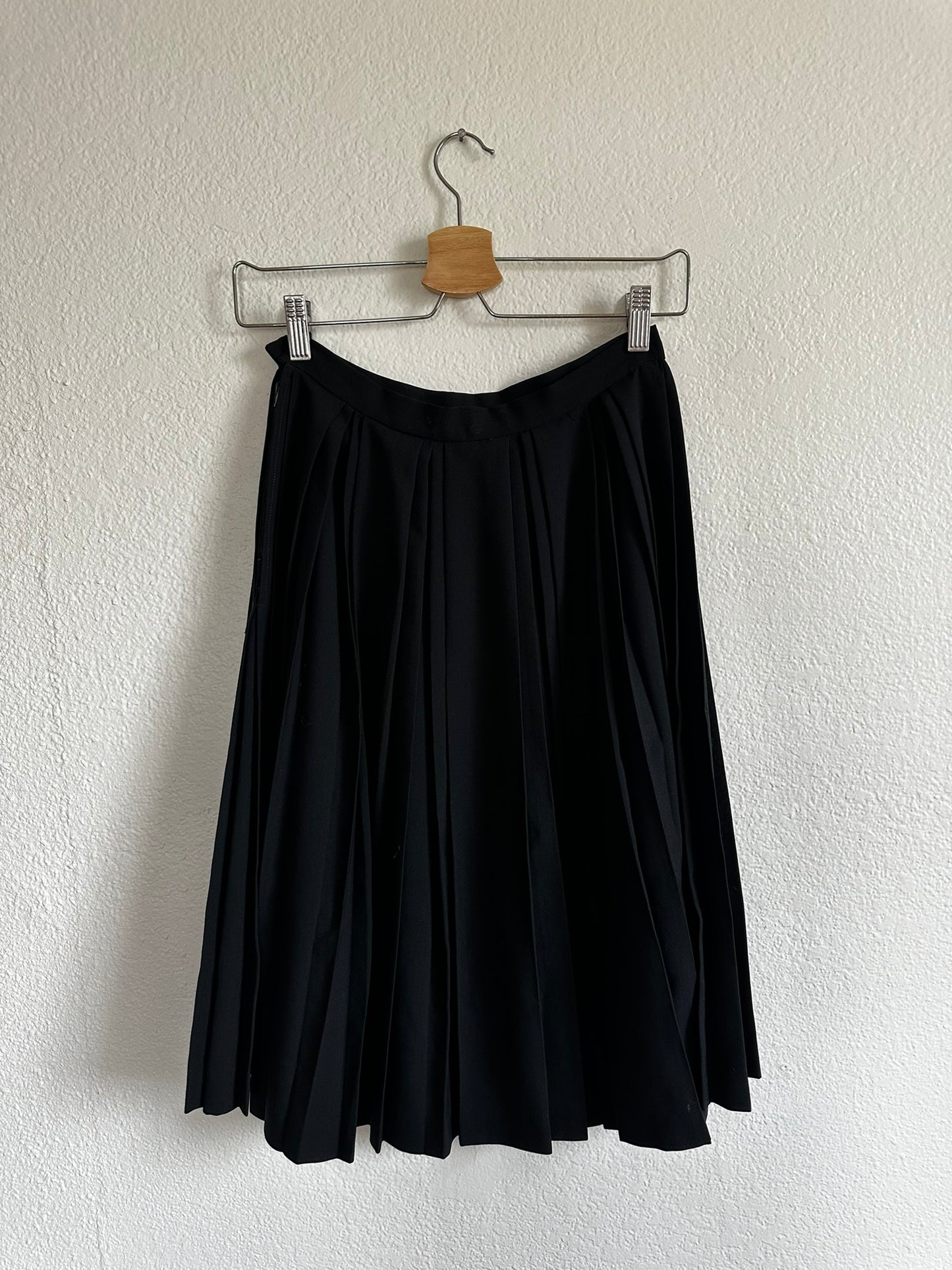 Black Pleated Skirt