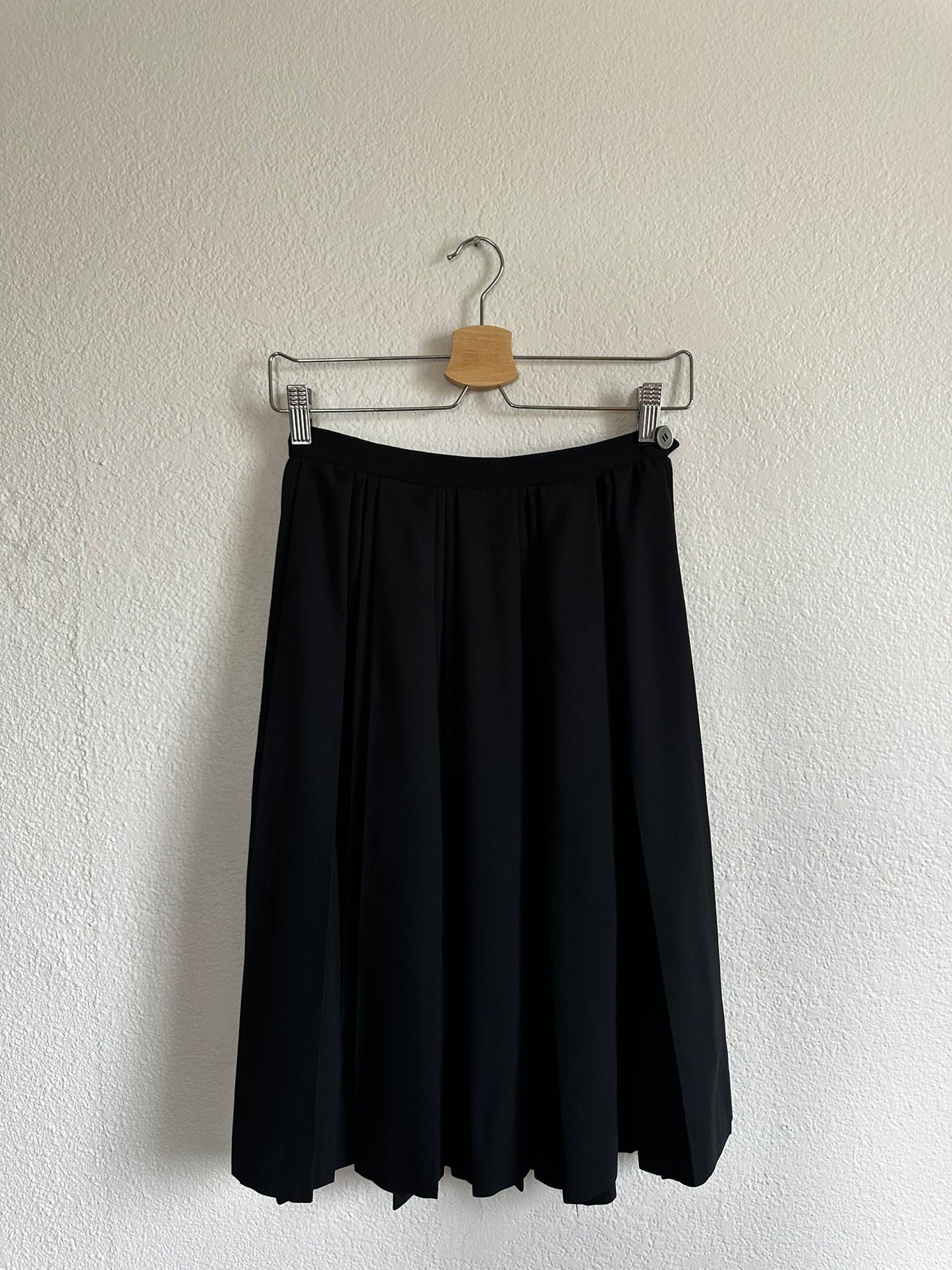 Black Pleated Skirt