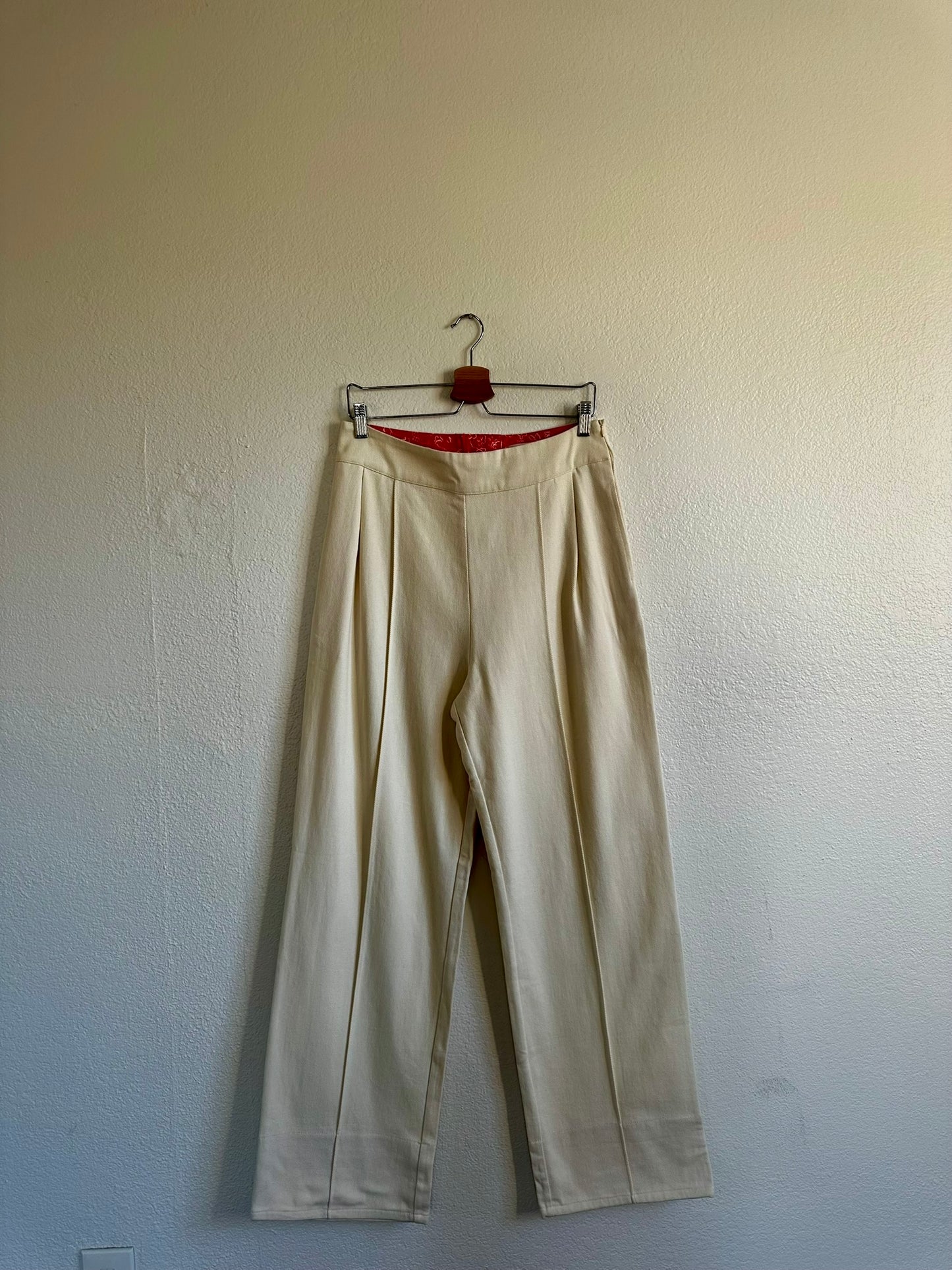 Good Alma White Twill Pant