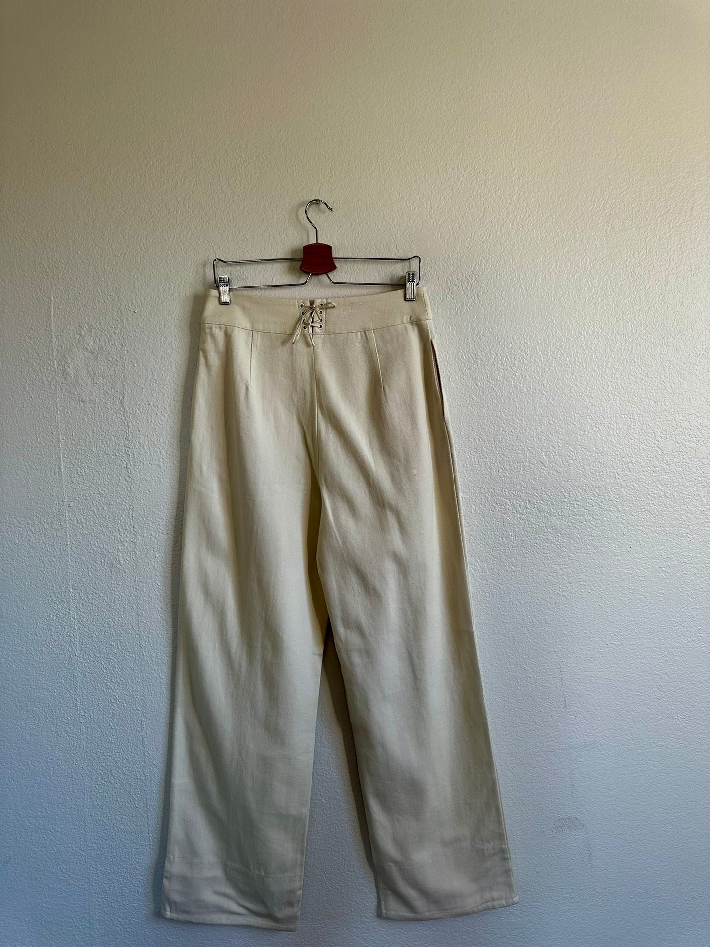 Good Alma White Twill Pant